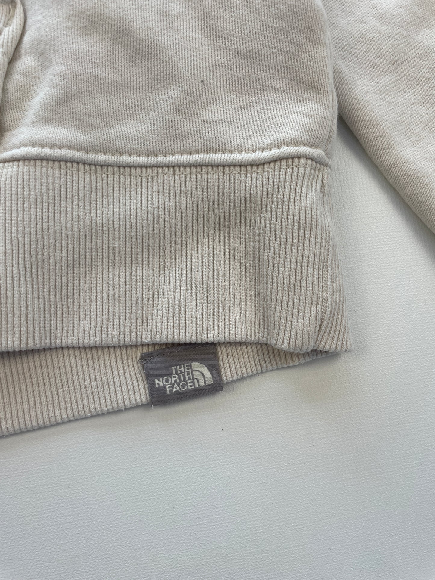 The North Face Hoodie - Benvit/Röd - M/L