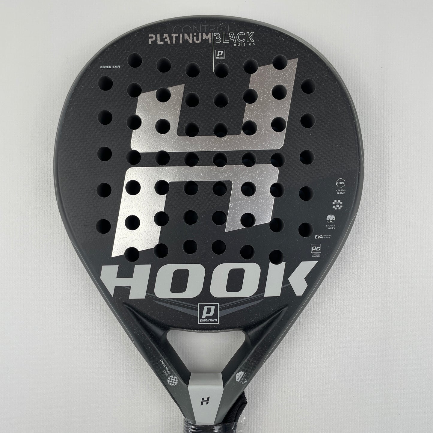 Hook Platinum Black 3k Padel