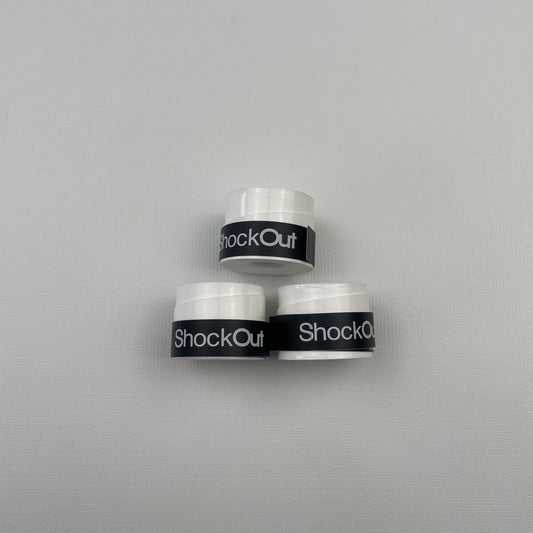 Shockout Overgrip - Grepplinda - 3 st - Vit