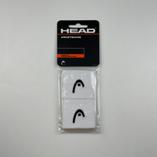 Head Wristband 2,5" vit 2-pack