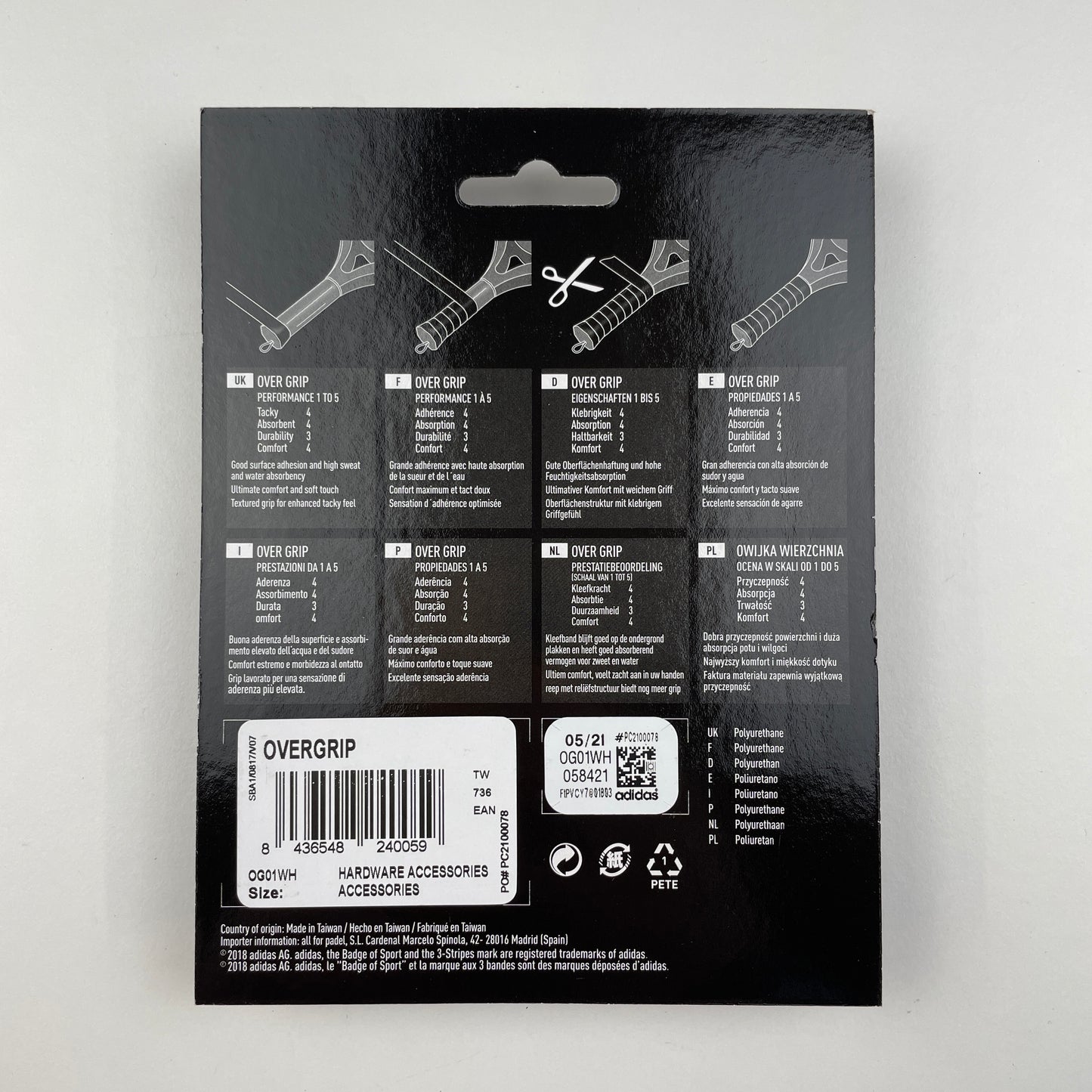 Adidas Padel Overgrip 3-pack