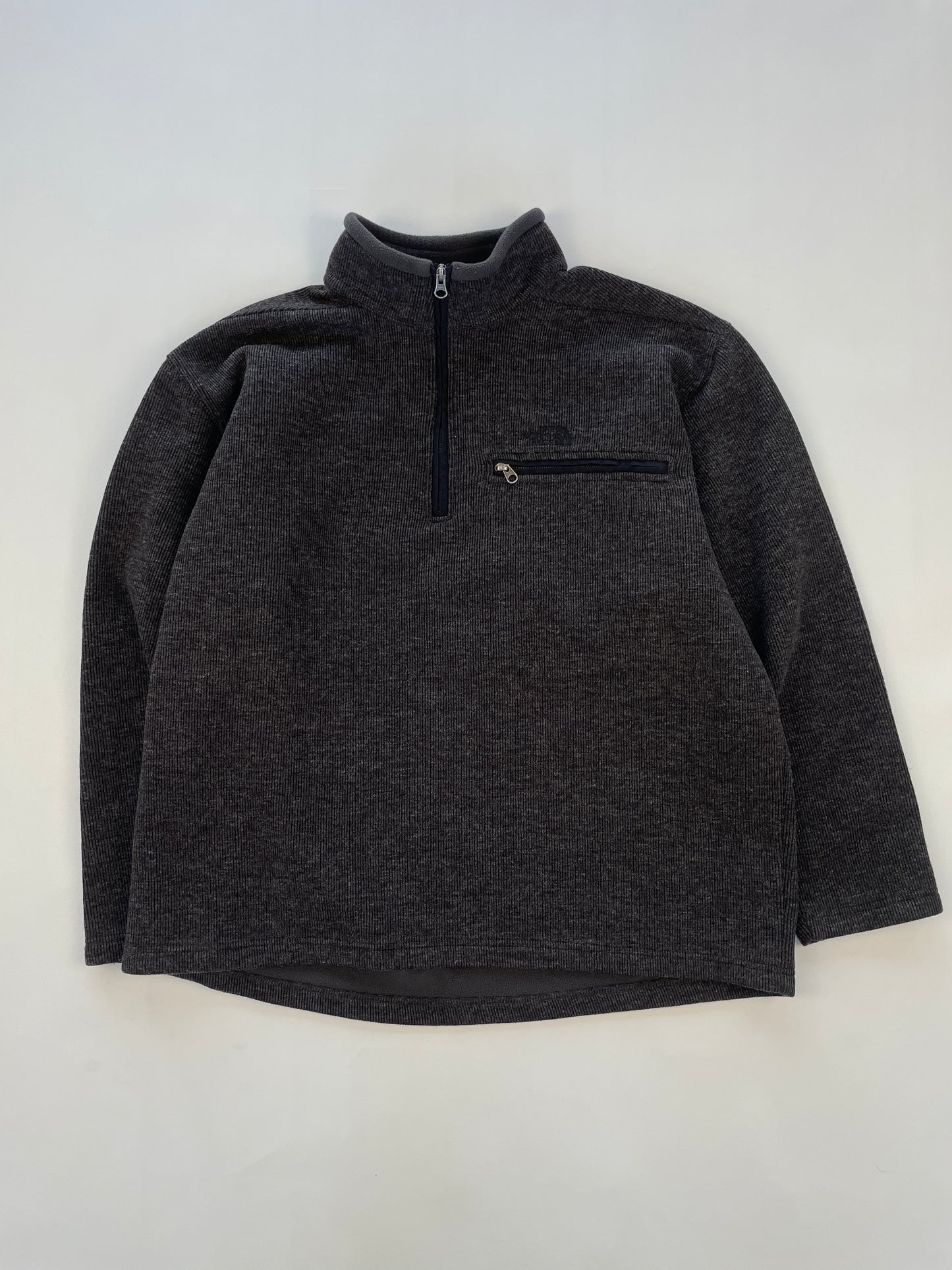 The North Face 1/2 Zip Tjock Fleece - Mörkgrå - XL