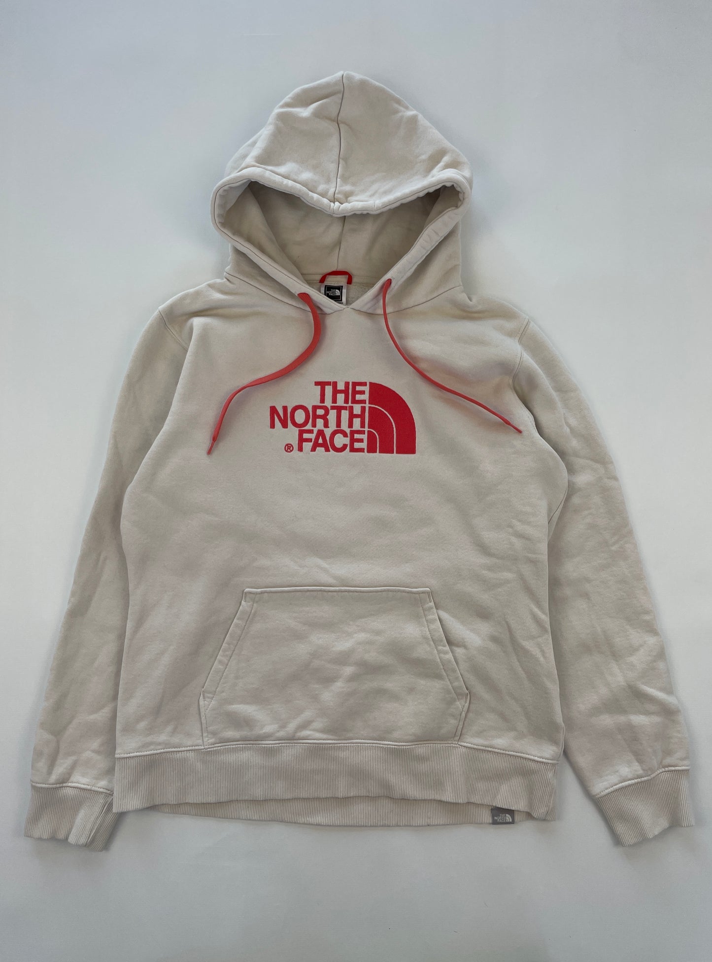 The North Face Hoodie - Benvit/Röd - M/L