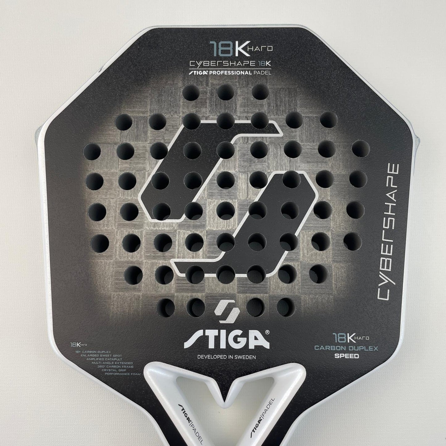 Stiga Cybershape 18K Hard Padel Racket